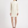 Milly Avrila Silk Jacquard Dress in White (chocolate) - Lyst