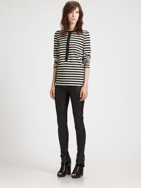 Proenza Schouler Leather Leggings in Black - Lyst
