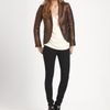 Rag & Bone Metallic Bailey Jacket in Brown (copper) - Lyst