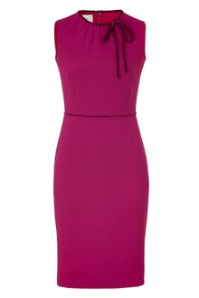 Valentino  Velvet Bow Embellished Dress - Lyst