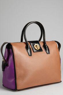 Yves Saint Laurent  Colorblock Leather Muse Two Cabas Tote Bag - Lyst