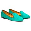 Avec Moderation Mare Calf Hair Dress Slippers in Green - Lyst