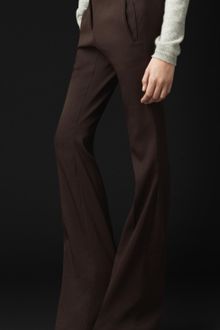 Burberry Prorsum Tailored Flare Trousers - Lyst