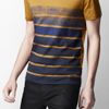 Burberry Sport Graduated Stripe Cotton Tshirt in Blue for Men (bright gold ochre) - Lyst