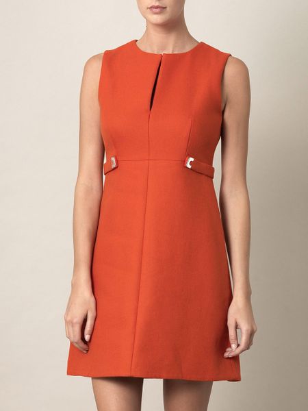 Diane Von Furstenberg Evette Dress in Orange - Lyst