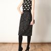 Giambattista Valli Macramé Lace and Boucle Wool Pencil Dress in Black (black white) - Lyst