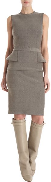 Givenchy Peplum Back Dress - Lyst