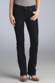 James Jeans Dark Wash Stretch Denim Boot Cut Jeans - Lyst