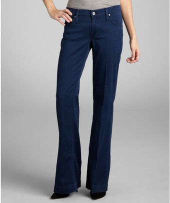 James Jeans Indigo Stretch Denim Fly Boy Flare Leg Trouser Jeans - Lyst
