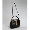 Miu Miu Black Quilted Calfskin Matelasse Flap Hobo in Black - Lyst