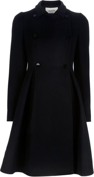 Valentino Doublebreasted Coat - Lyst