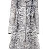 Valentino Zebra Print Coat in Animal (zebra) - Lyst