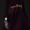 Burberry Prorsum Velvet Quilted Blanket Coat in Purple - Lyst