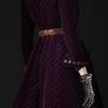 Burberry Prorsum Velvet Quilted Blanket Coat in Purple - Lyst
