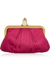Christian Louboutin Mini Loubi Lula Satin Frame Clutch