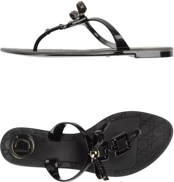 Dior Flip Flops - Lyst