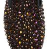 Giuseppe Zanotti Swarovski Crystalembellished Suede Loafers in Brown (black) - Lyst