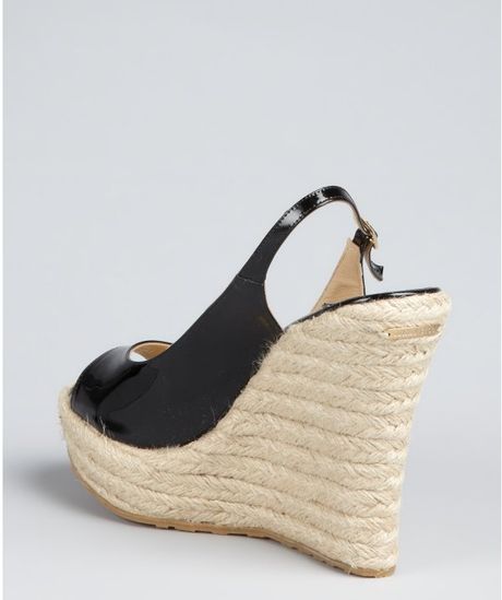 espadrille in Choo Polar Slingback Black choo Patent jimmy Leather Jimmy sandals leather Espadrille polar patent  Wedges  slingback