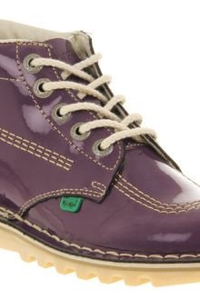 Kickers Kick Hi Womens Purple Patent - Lyst