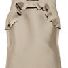 Lanvin Ruffled Duchess Satin Top in Gold (champagne) - Lyst