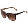 Valentino Square Frame Sunglasses in Brown - Lyst