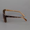 Valentino Square Frame Sunglasses in Brown - Lyst