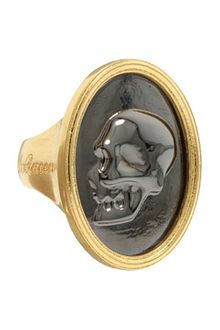 Alexander McQueen Scull Ring - Lyst