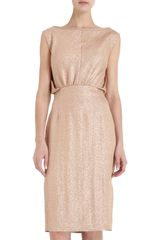 Barbara Tfank Lamé Dress