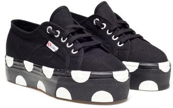 House Of Holland Superga Polka Dot Platform Trainers - Lyst
