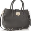 Jimmy Choo Rania Texturedleather Tote in Gray - Lyst