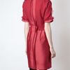 Lanvin Inverted Silk Dress in Red - Lyst