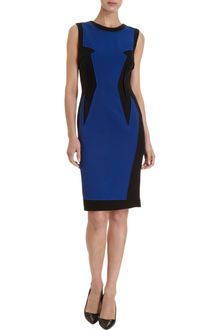 Prabal Gurung Contrast Front Panel Dress - Lyst