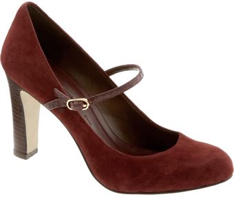 Banana Republic Gracie Suede Mary Jane Pump - Lyst