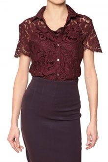 Burberry Lace Stretch Top - Lyst
