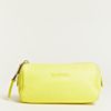 Jil Sander Jil Sander Womens Grain Leather Beauty Case in Yellow - Lyst