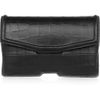 Alexander Wang Croceffect Leather Clutch in Black - Lyst