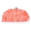 Dolce & Gabbana JewelClasp Feather Clutch in Orange (papaya) - Lyst