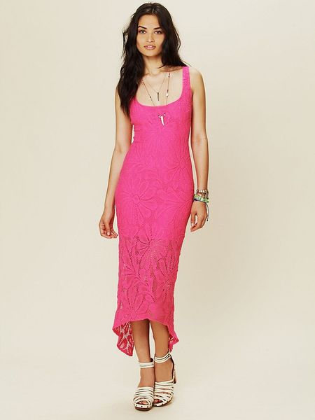 Free People Casablanca Sundress In Pink Hot Pink Lyst