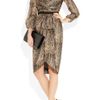 Giambattista Valli Animalprint Silkcharmeuse Dress in Animal - Lyst