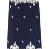 Leaves Of Grass Aria Embroidered Silkchiffon Maxi Skirt in Blue (navy) - Lyst
