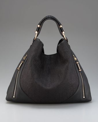 Rachel Zoe Joni Raffialeather Hobo - Lyst