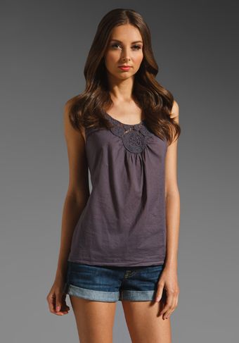 Velvet Essential Jersey Novelty Kaye Tank - Lyst