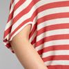 Wal-g Stripe Kimono Jersey Top in Red (coral) - Lyst