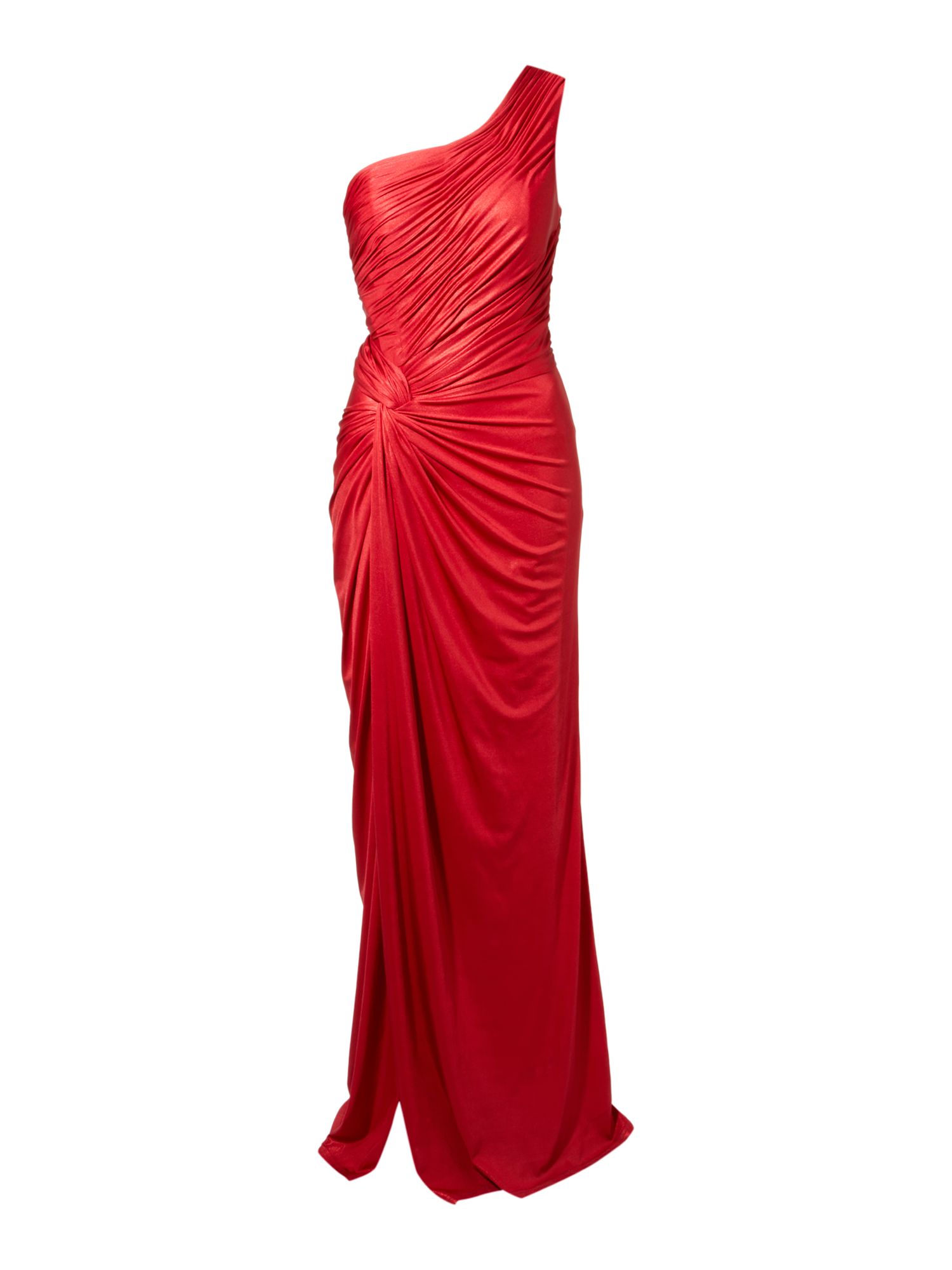 Biba Asymmetric One Shoulder Maxi Dress in Red Lyst