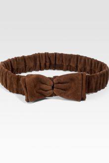 Burberry Prorsum Suede Bow Belt - Lyst