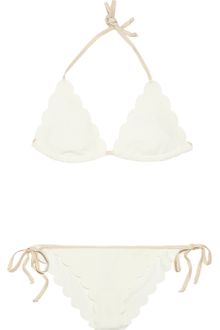 Chloé Scalloped Jacquard Triangle Bikini - Lyst