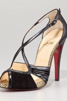 Christian Louboutin Divinoche Crisscrossstrap Sandal - Lyst