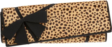 Christian Louboutin Ponyhair Jungle Lavalliere Clutch in Beige (red) - Lyst