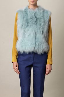 Diane Von Furstenberg Neo Fur Gilet - Lyst