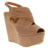 Office Worship My Wedge Nude Microfibre in Beige (nude) - Lyst